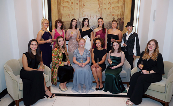 The finalists for the Women in Property 2022 Final sit for a group photograph